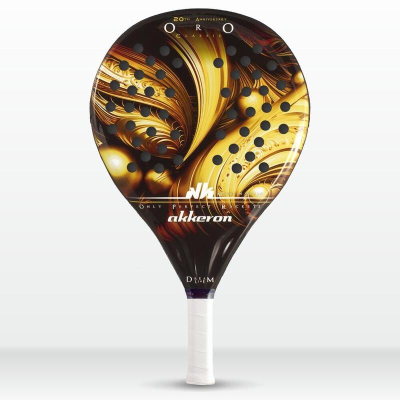 Akkeron Oro Adult Padel Racket 20 anniversaire