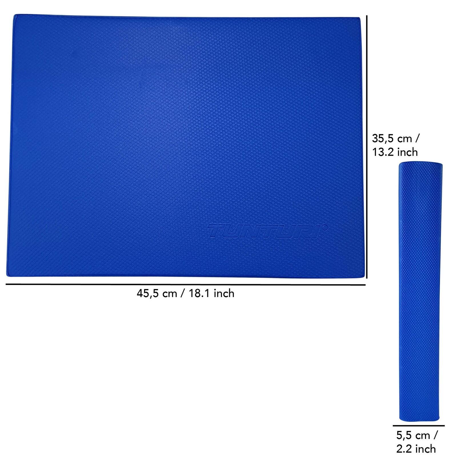 Tunturi Yoga Balance Pad Gleichgewichtskissen Rutschfest Blau 7/7
