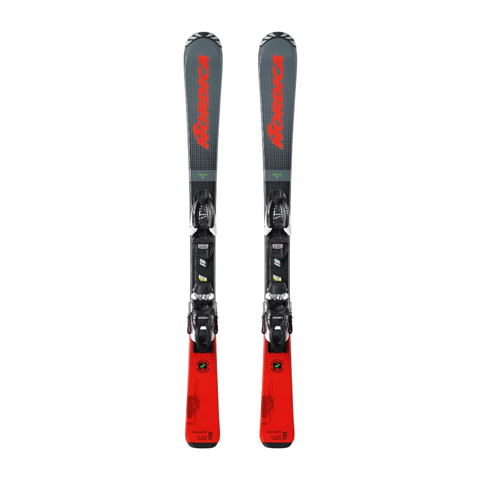 NORDICA Kinderafdalski Nordica Team J R + J4.5 FDT grijs/rood 130 cm