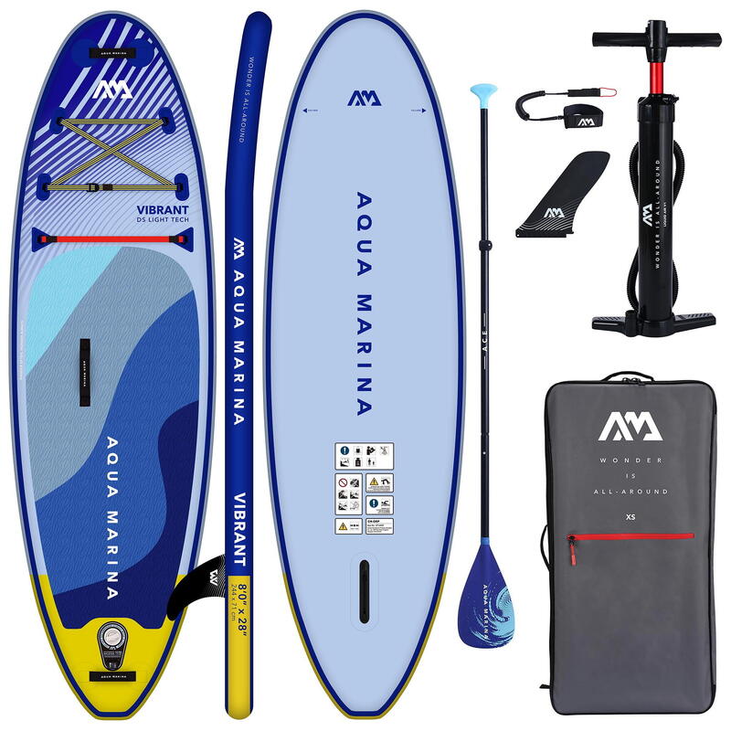 Pompowana deska SUP dla dzieci Aqua Marina Vibrant 8'0 z wiosłem