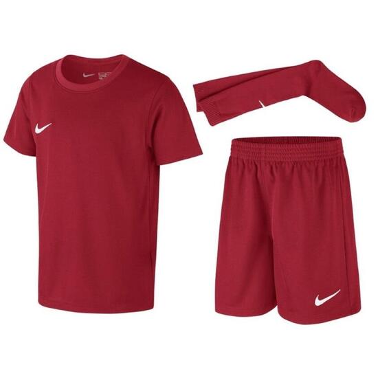 Strój piłkarski dla dzieci Nike Park 20 Dri-Fit komplet koszulka spodenki getry