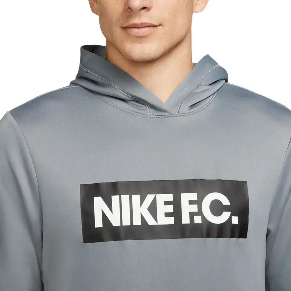 Heren DF FC Libero Hoodie (Grijs/zilver) 4/6