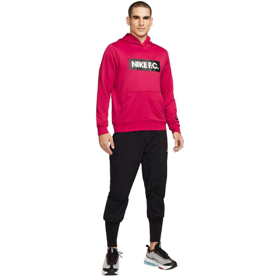 Felpa Con Cappuccio Uomo Nike DF FC Libero Rosa 5/6
