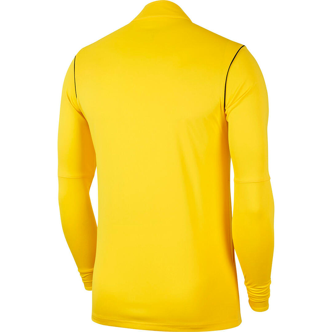 Nike Dri-FIT gelbes Sweatshirt mit Reißverschluss für Fußball 2/2