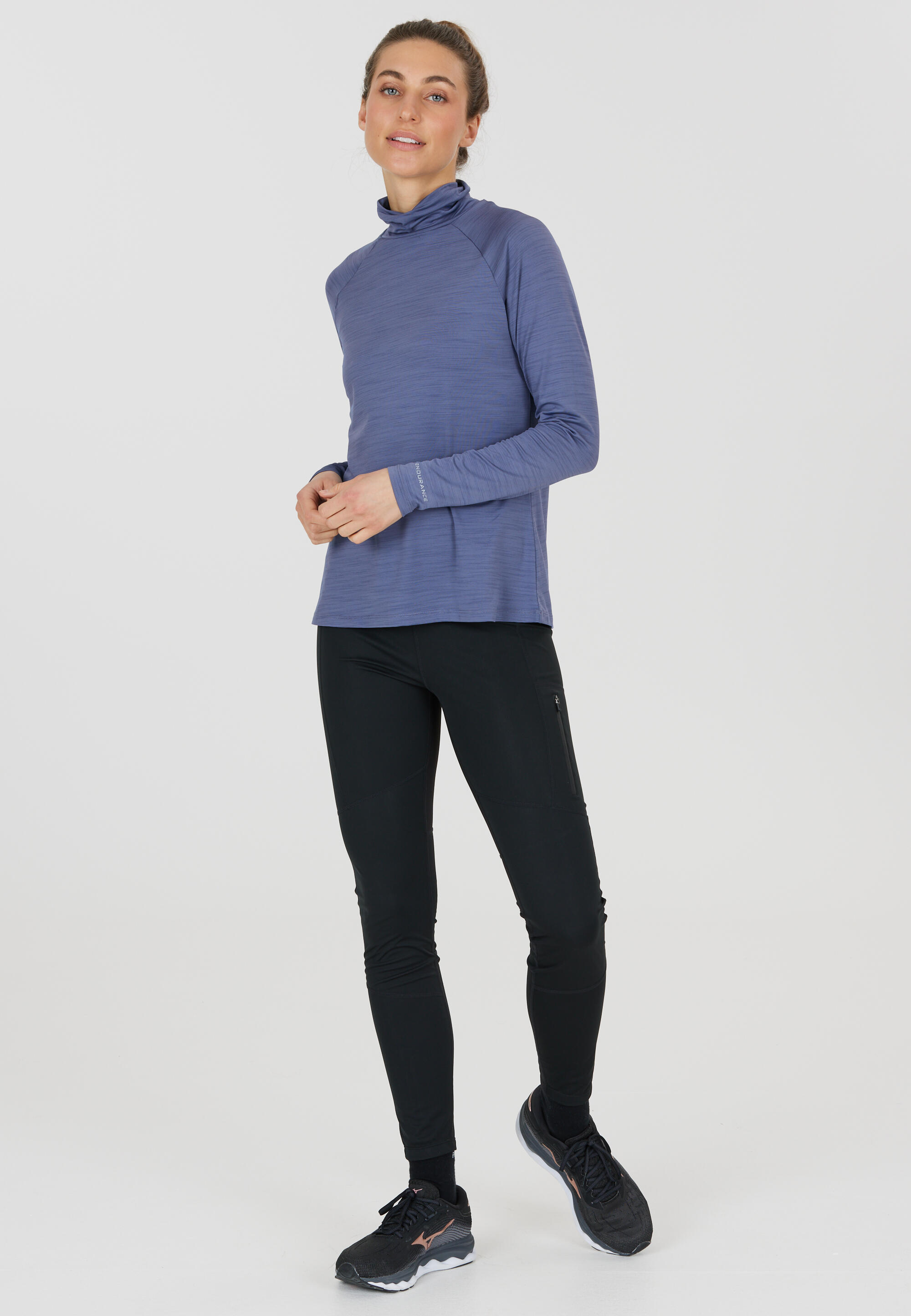 Sudadera de entrenamiento con cuello alto para mujer Endurance Briana 3/5