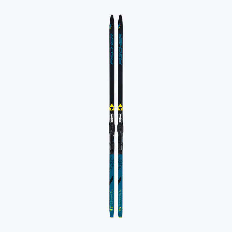 Ski de fond Fischer Fibre Crown EF Mounted noir/bleu 189 cm