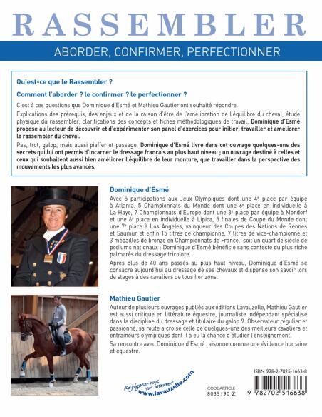 Dressage - Rassembler, aborder, confirmer, perfectionner 2/5