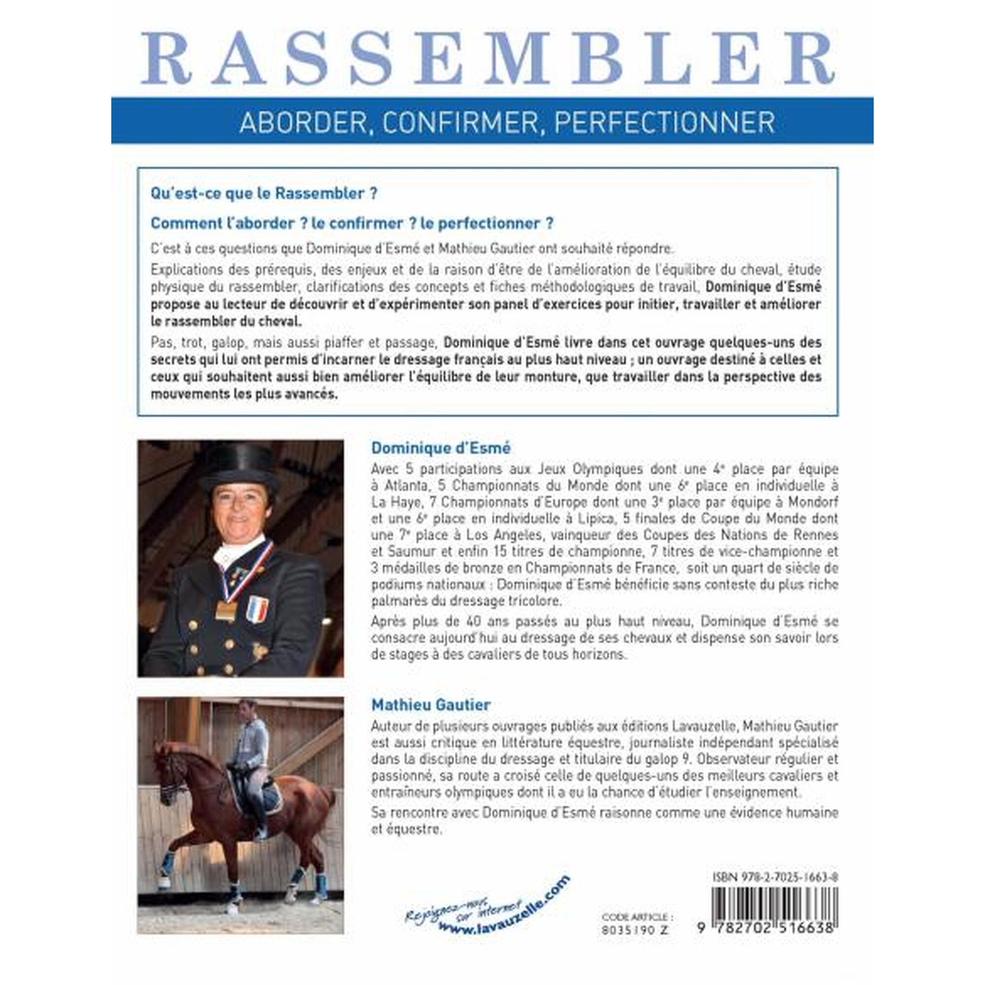 Dressage - Rassembler, aborder, confirmer, perfectionner