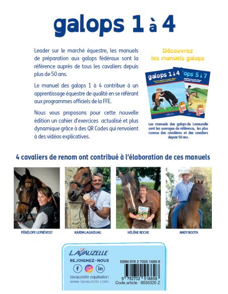 Galops 1 à 4 - Cahier d'exercices 2/2
