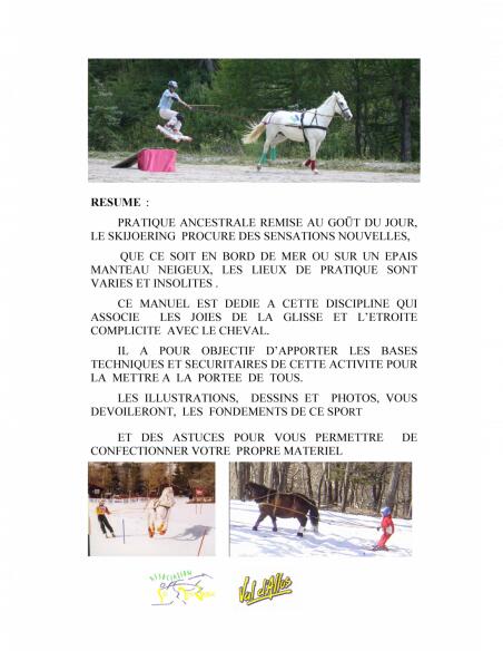 Le Skijoering équestre et le Rollerjoering 2/2