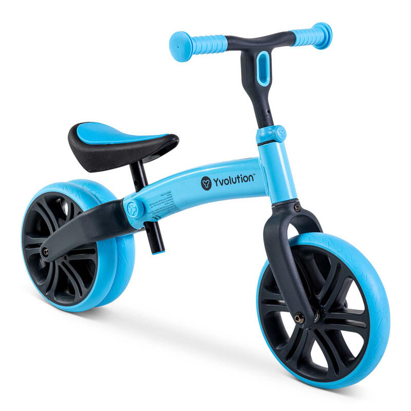 BICICLETA EQUILIBRIO SIN PEDALES PARA NIÑOS YVOLUTION YVELO JUNIOR AZUL