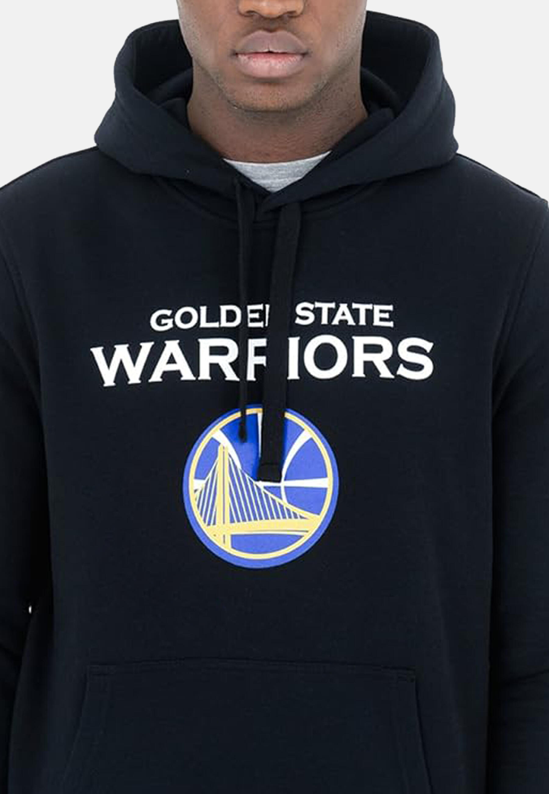 Sudaderas para Hombre New era  logo po golden warriors Negro 6/7