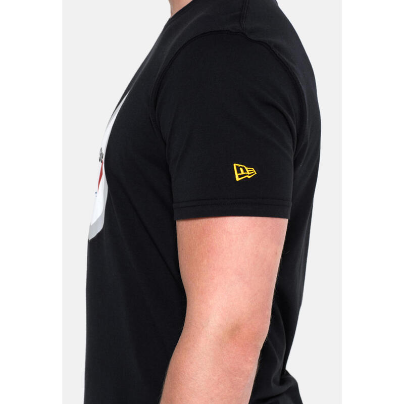 Camisetas para Hombre New era  steelers blk Negro