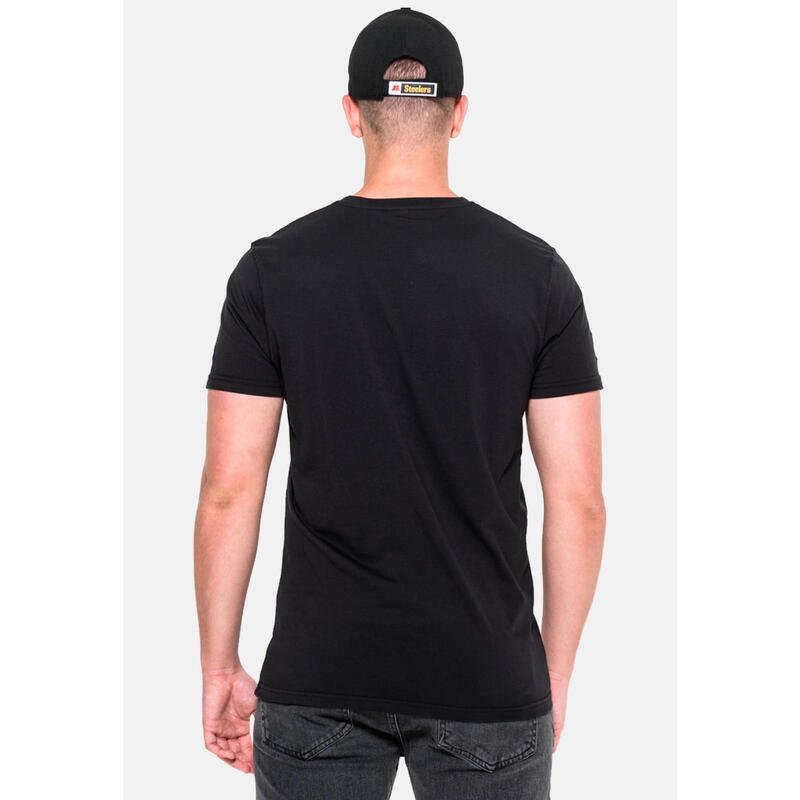 Camisetas para Hombre New era  steelers blk Negro