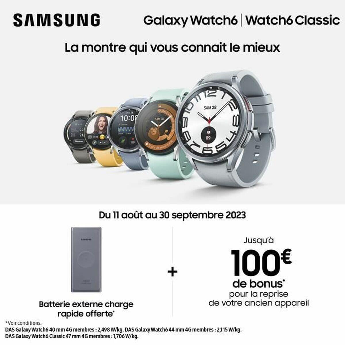 Smartwatch Samsung Watch 6 Roestvrij staal 2/5