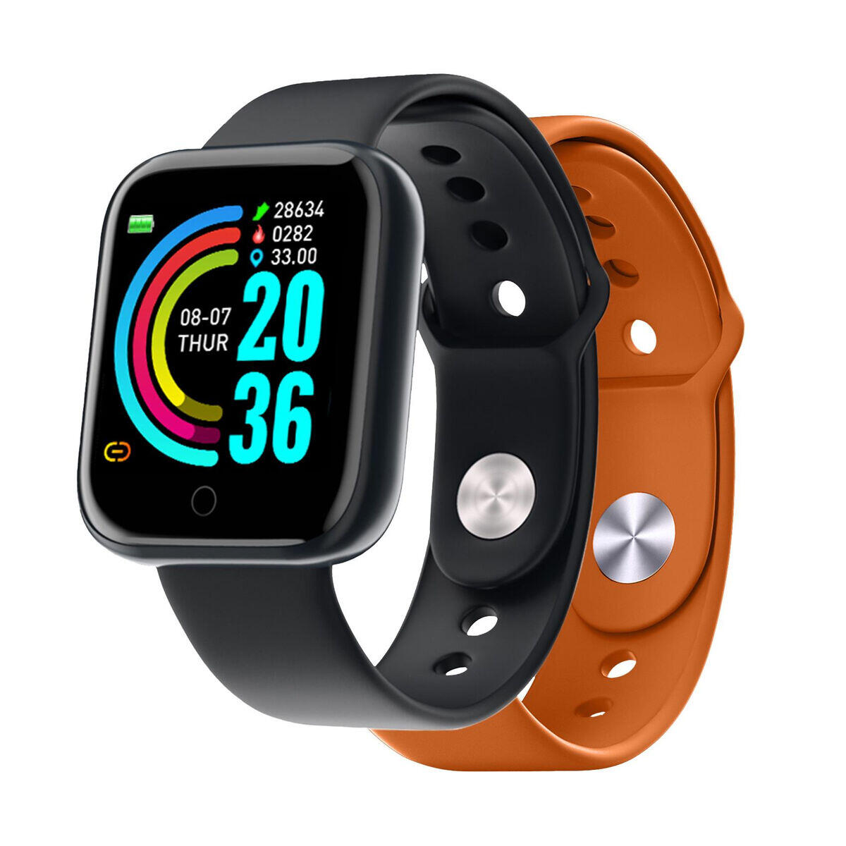 Montre intelligente Celly TRAINERBEATOR Noir 3/4