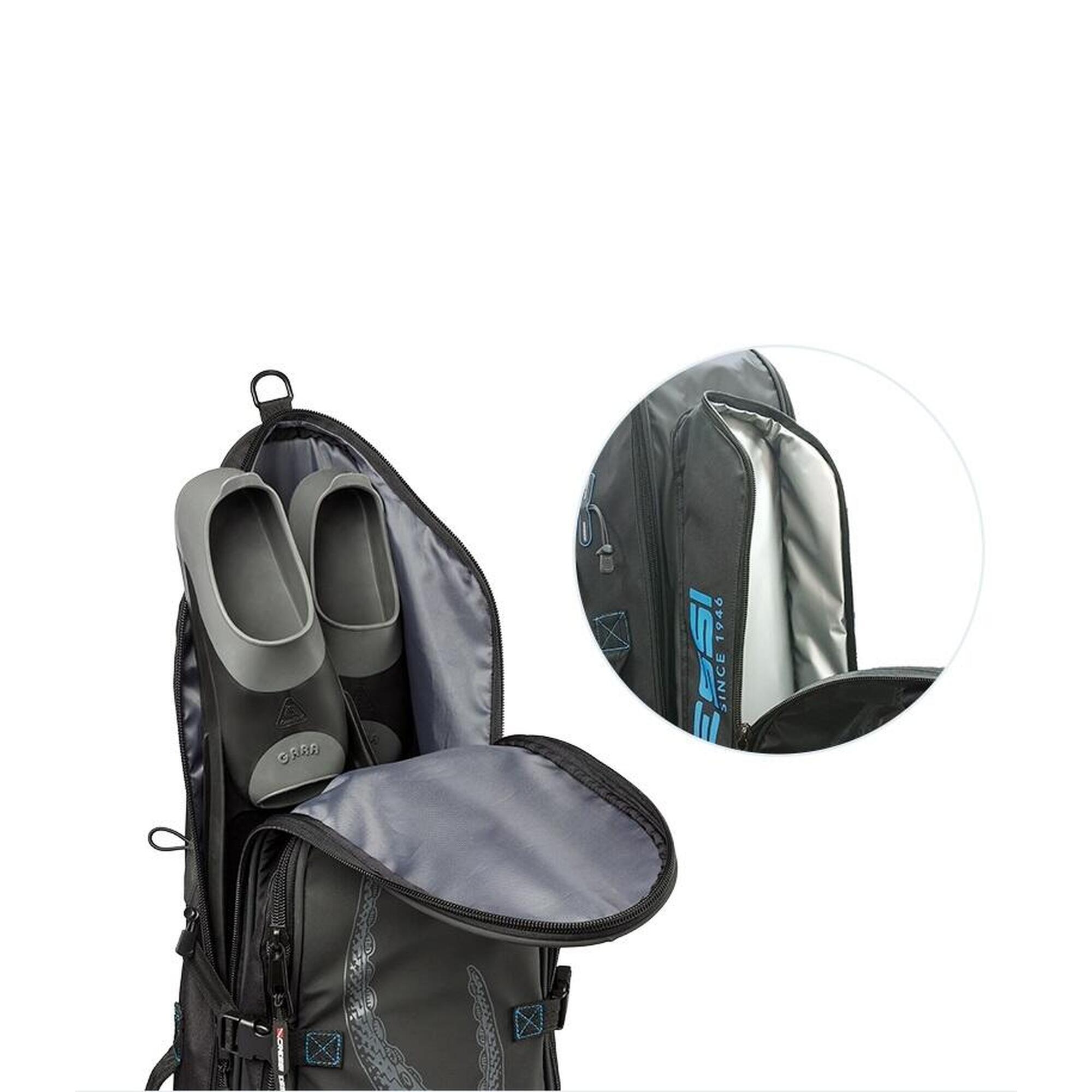 Piovra Xl Bag Long blade Fins Backpack with Water Repellant Treatment 90L