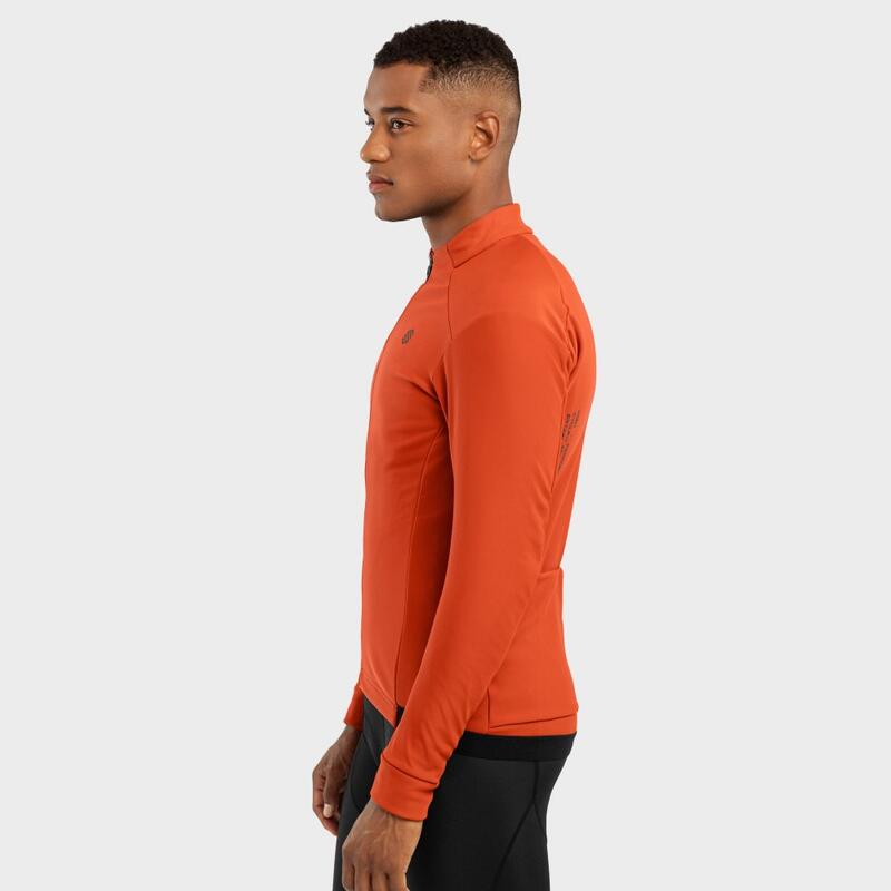 Heren Wielrennen softshell fietsjas J1 Boix SIROKO Oranje