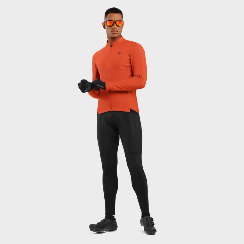 Heren Wielrennen softshell fietsjas J1 Boix SIROKO Oranje