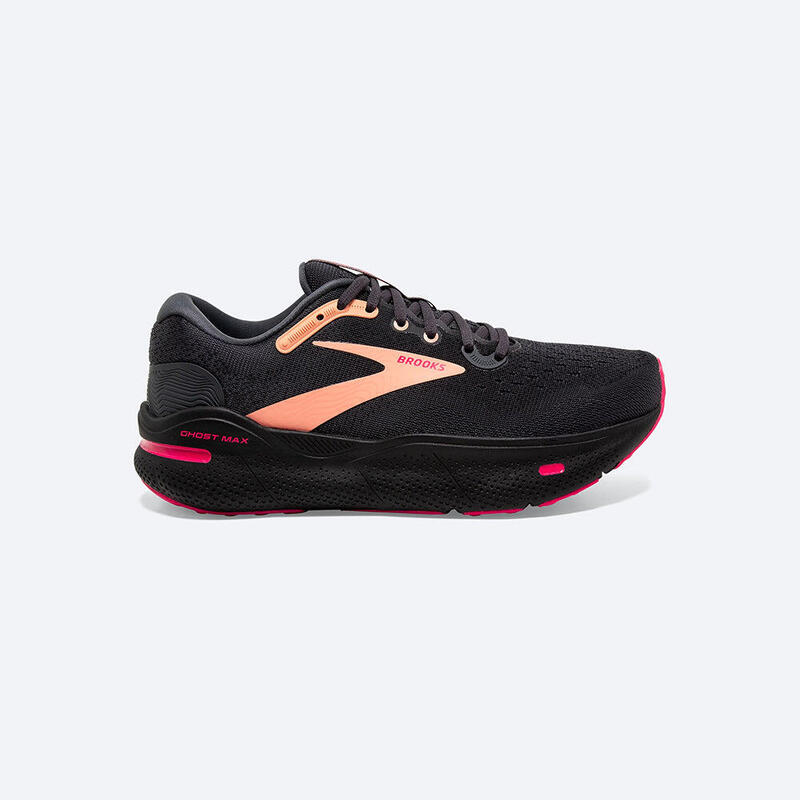 Ghost Max Women Road Running Shoes - Black/Pink