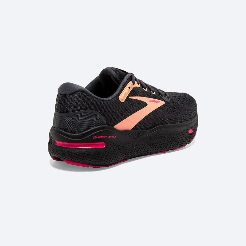 Ghost Max Women Road Running Shoes - Black/Pink