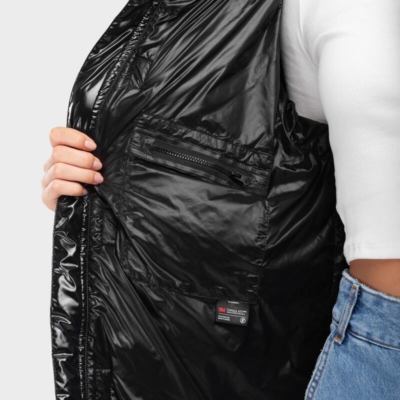 Women Lifestyle puffer jacket Barent-W SIROKO Black