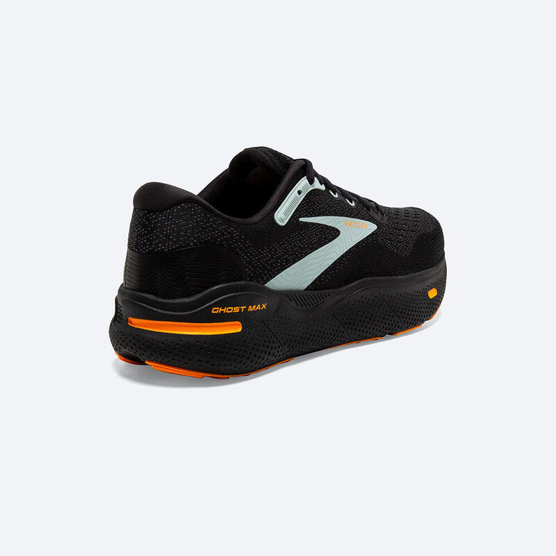 Ghost Max Men Road Running Shoes - Black/Orange