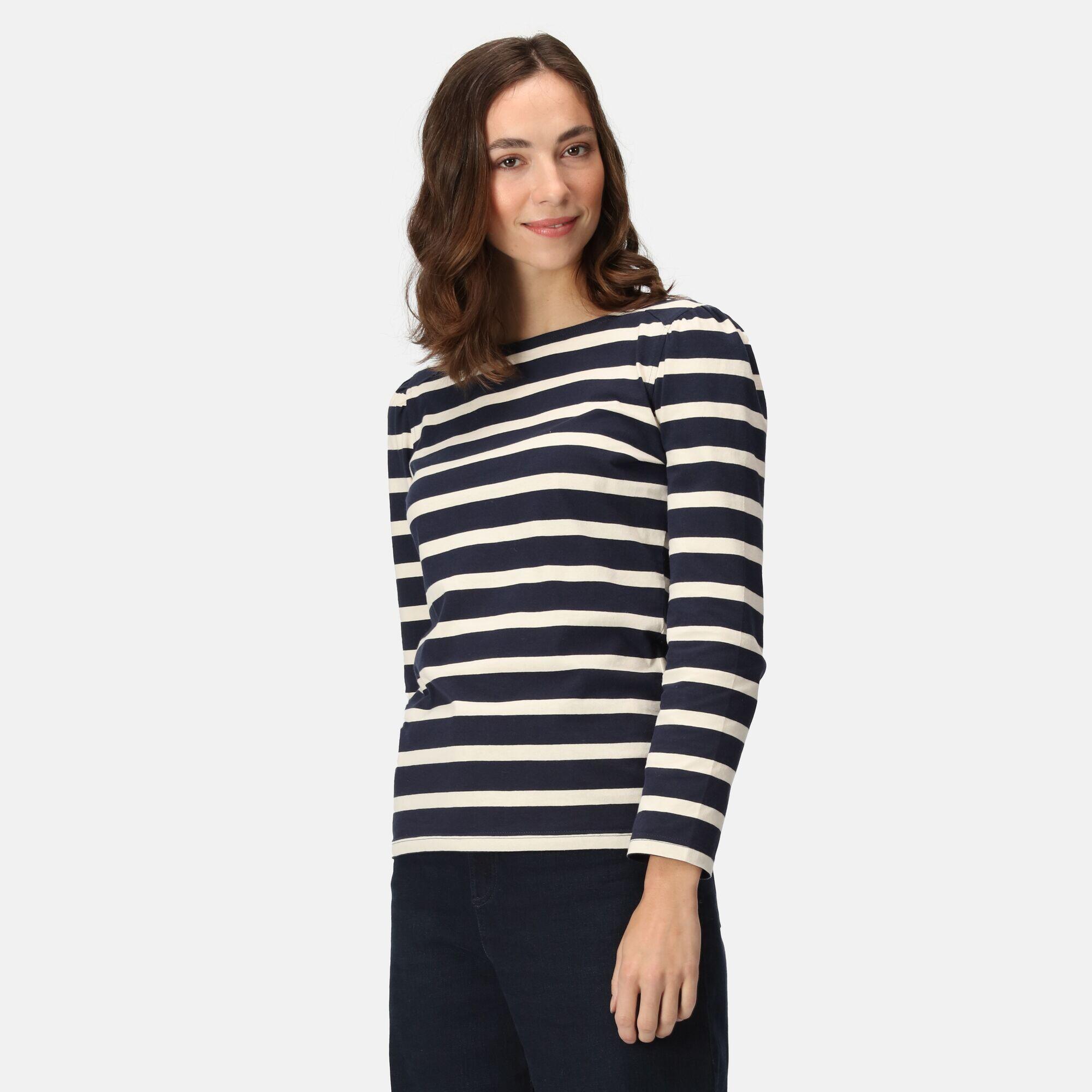 Federica Women's Striped Walking T-Shirt 1/5