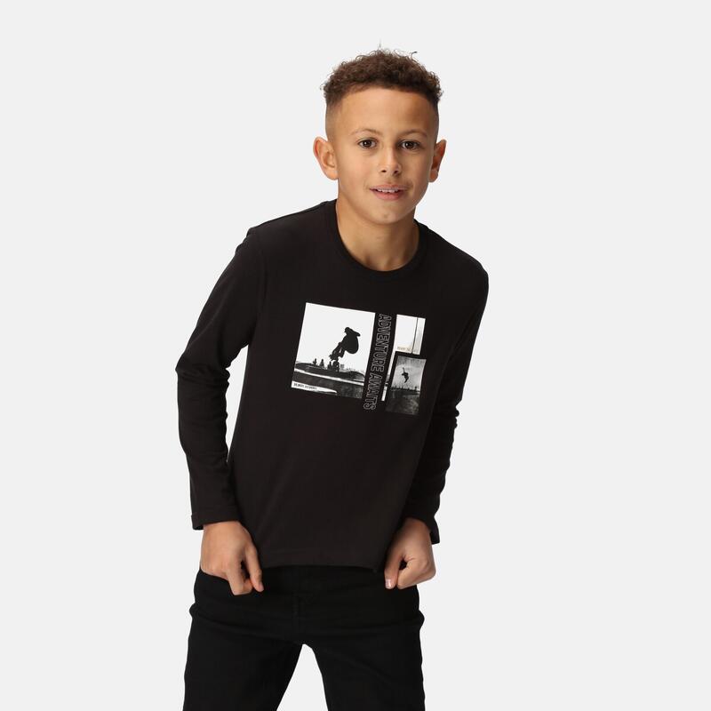 Wenbie III grafisch wandelshirt voor kinderen