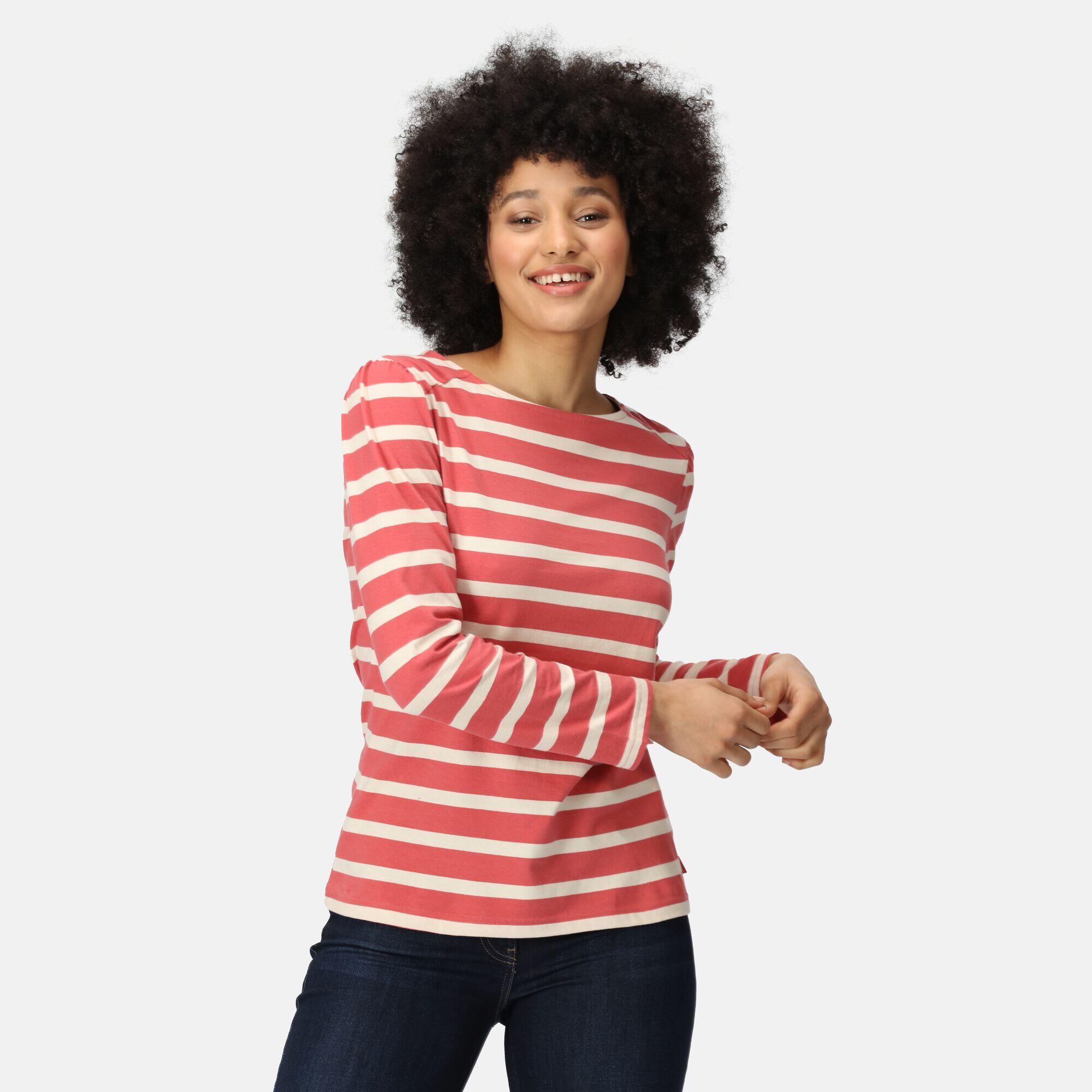 Federica Women's Striped Walking T-Shirt 1/5