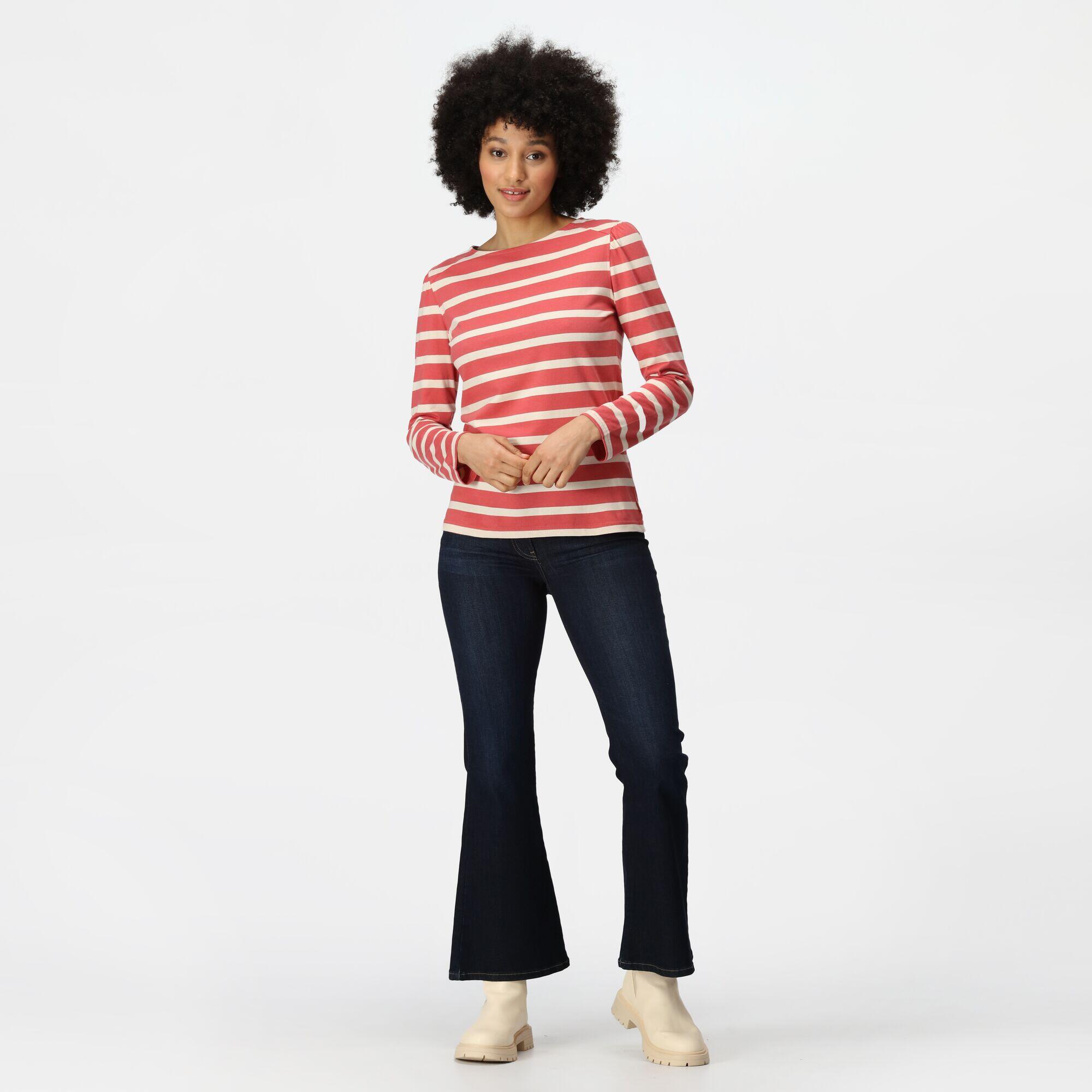 Federica Women's Striped Walking T-Shirt 3/5