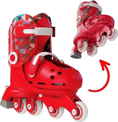 PATINES AJUSTABLE Y EVOLUTIVOS VERDE PARA NIÑOS T.30-34YVOLUTION