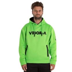 SUDADERA HOMBRE VIBOR-A YARARA. Verde Flúor