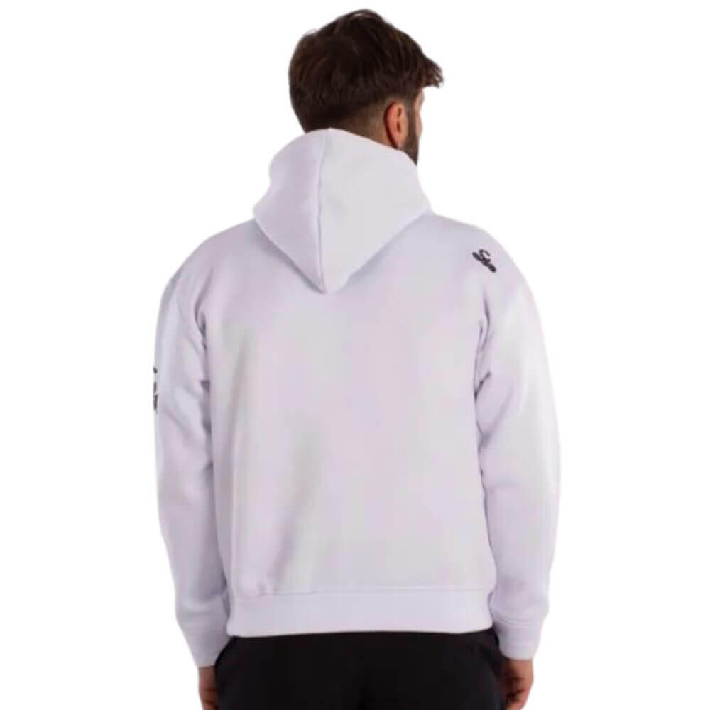 Camisola com Capuz Homem Pádel VIBOR-A YARARA. Branco 4/4