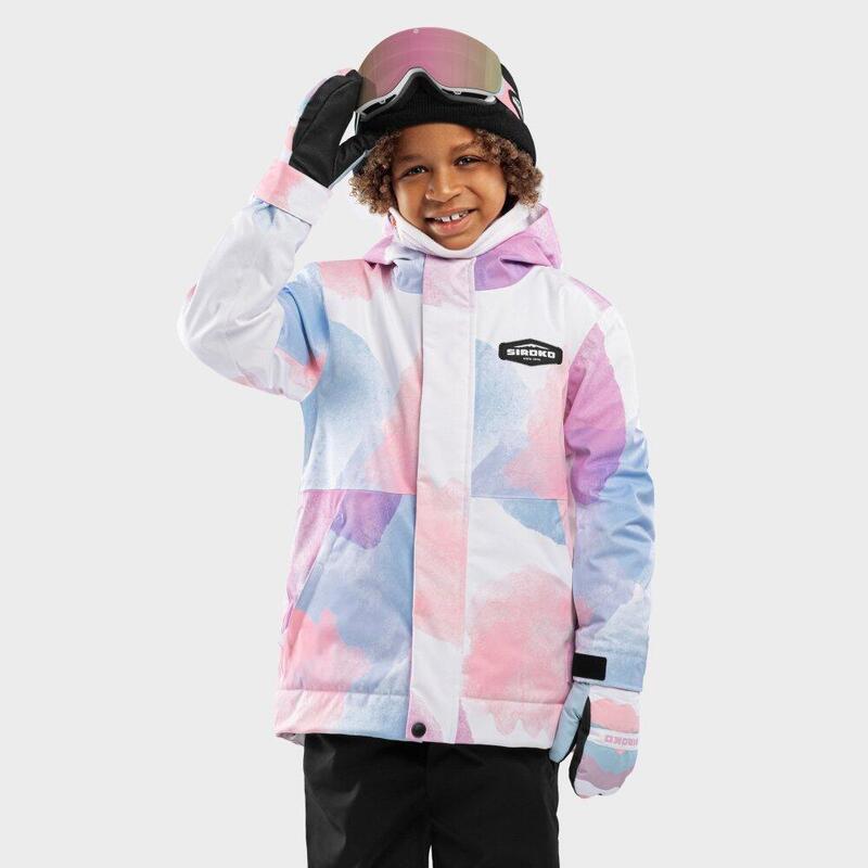 Casaco de snowboard para rapaz Desportos de inverno Crianças Dreamy Multicor