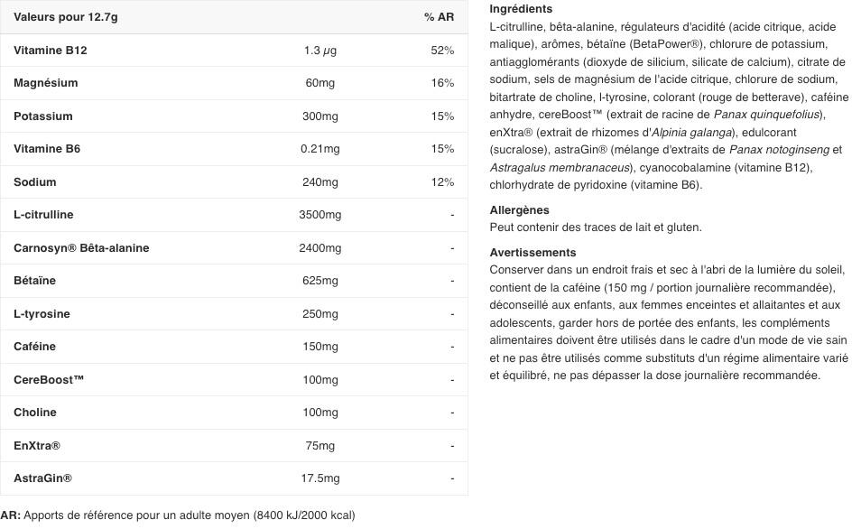 Pre-workout - C4 Ultimate - Arc-en-Ciel Cosmique 500g 2/3