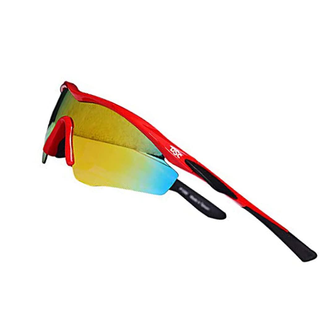 DSC Passion Polarized Cricket-Sonnenbrille | Rahmenfarbe: Rot & Schwarz 4/5