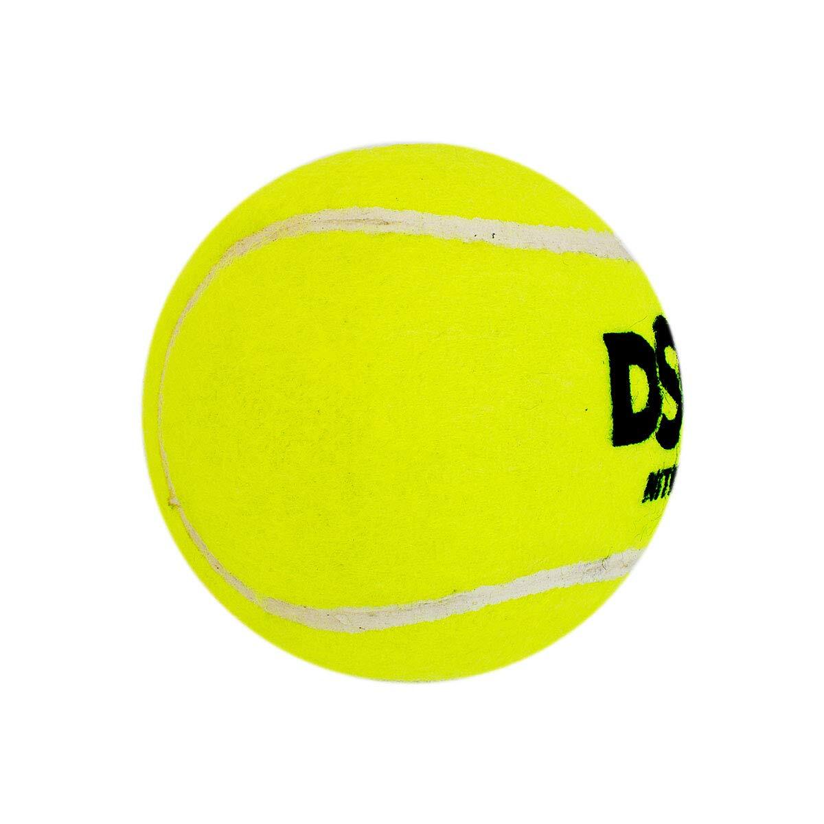 DSC Nitro Heavy Tennis Cricket Ball ,Pack of 12 3/5