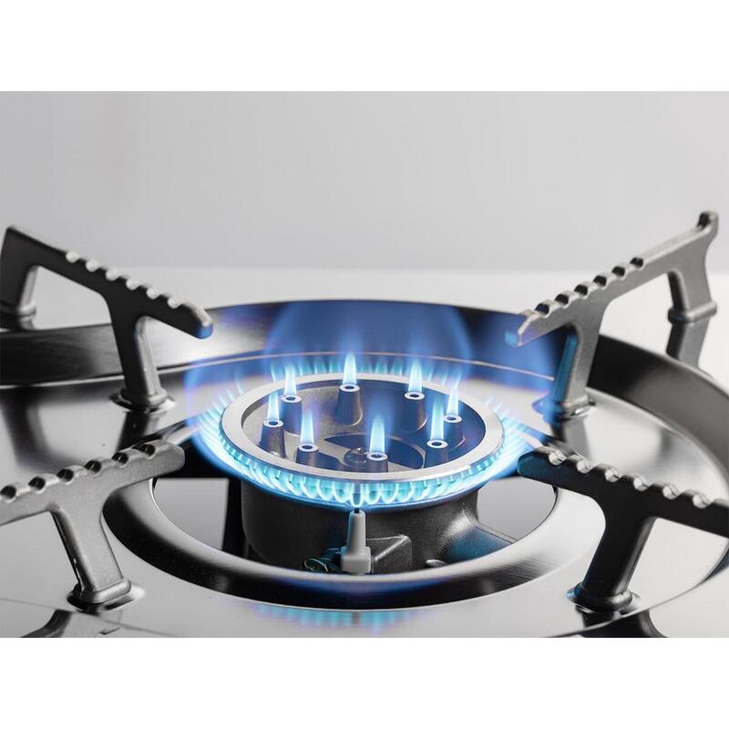Fornello a gas Brann - 2 fiamme - valigetta - acciaio inox - regolazione continu