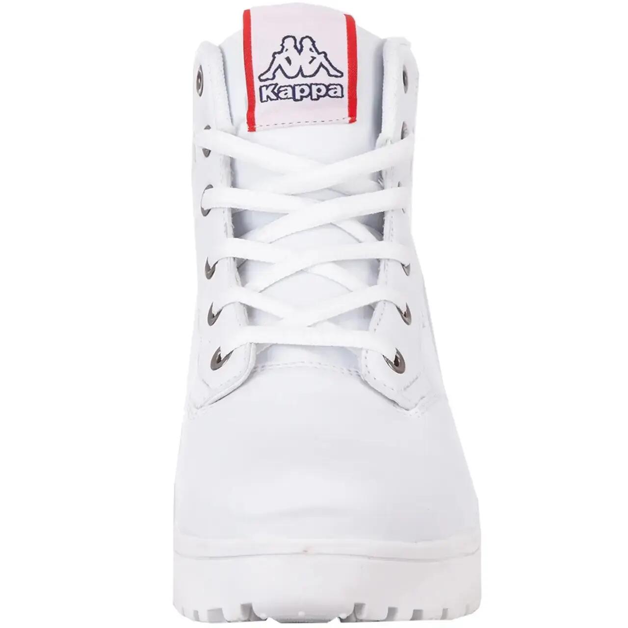 Kappa Unisex High Top Hoher Sneaker Schuhe Stylecode 242779 1010 weiss 4/7