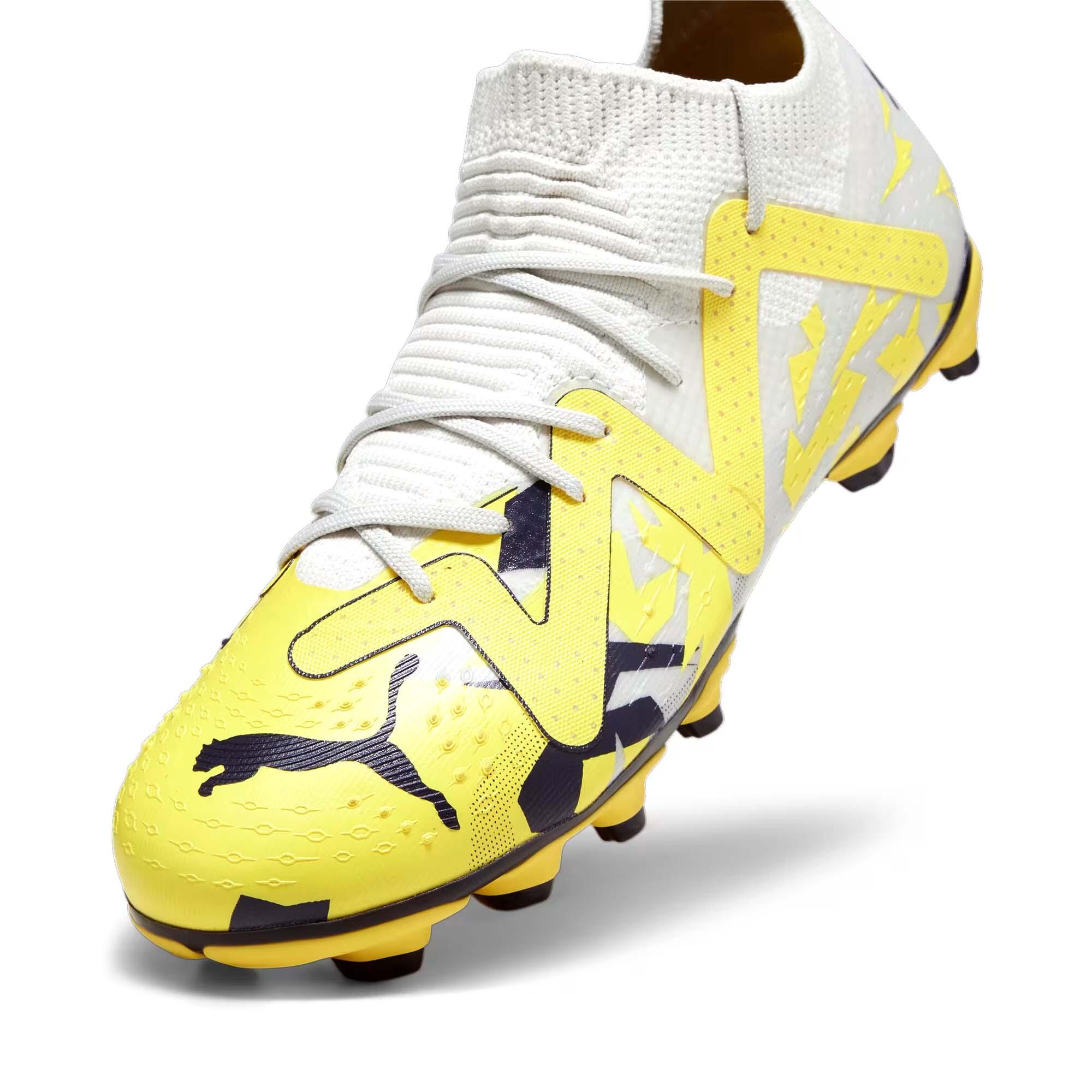 Chuteiras PUMA Future Match FG/AG Amarelo/Cinza 4/5