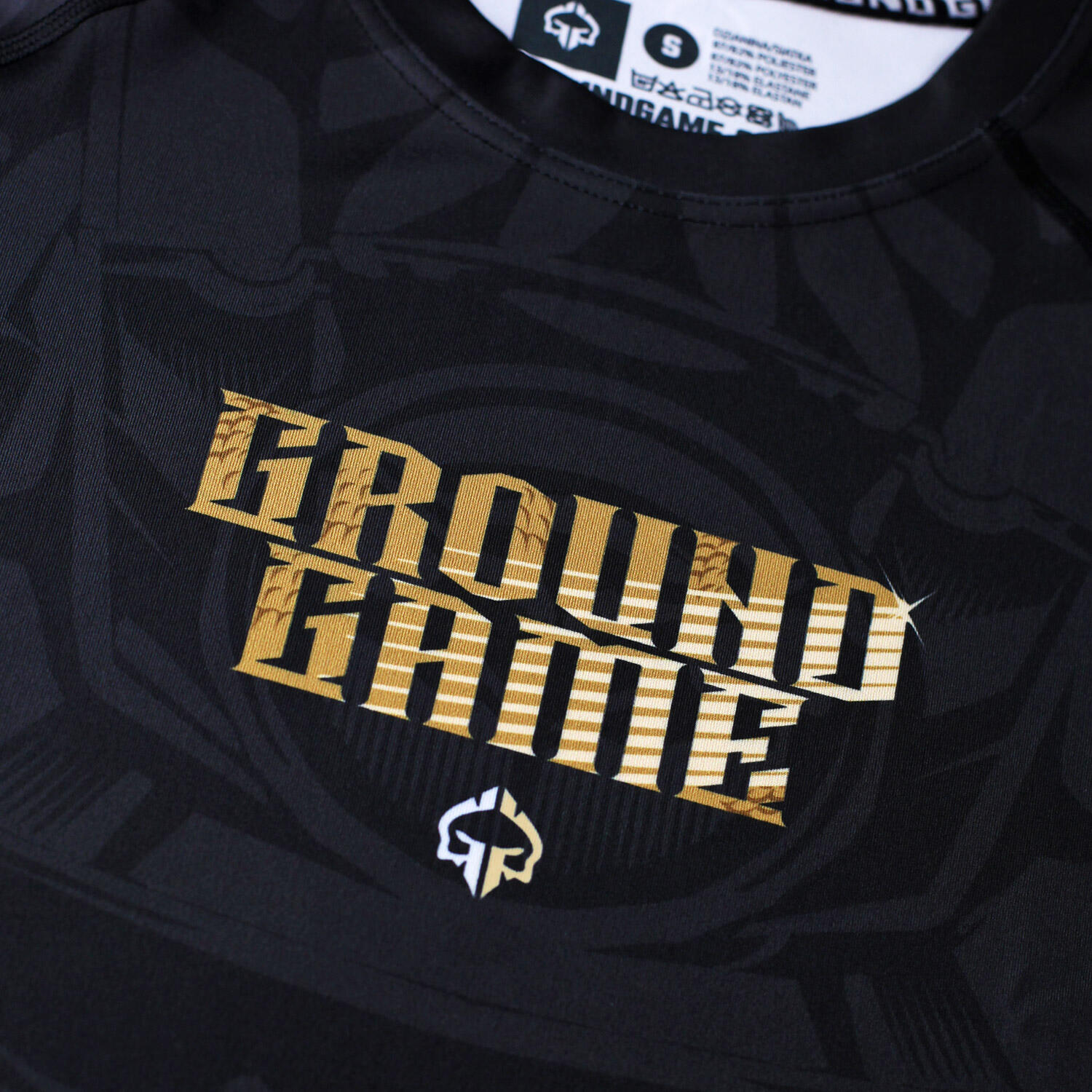 Rashguard do MMA/BJJ męski Ground Game Oni Samurai z krótkim rękawem 5/5
