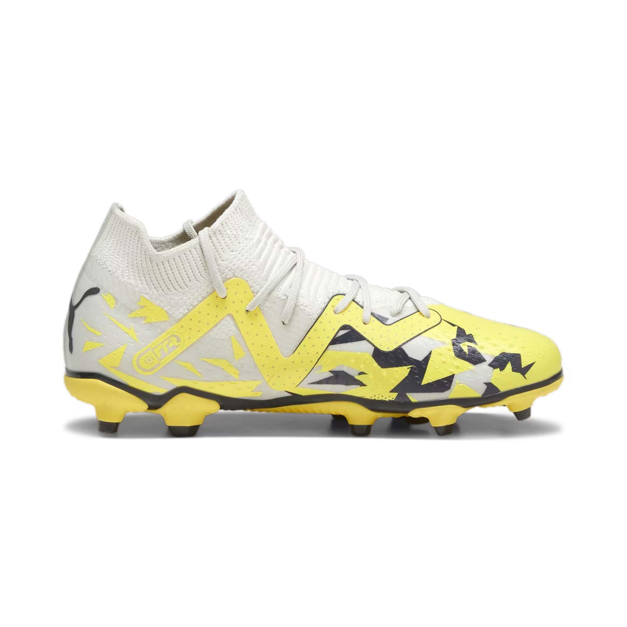 Chuteiras PUMA Future Match FG/AG Amarelo/Cinza 3/5