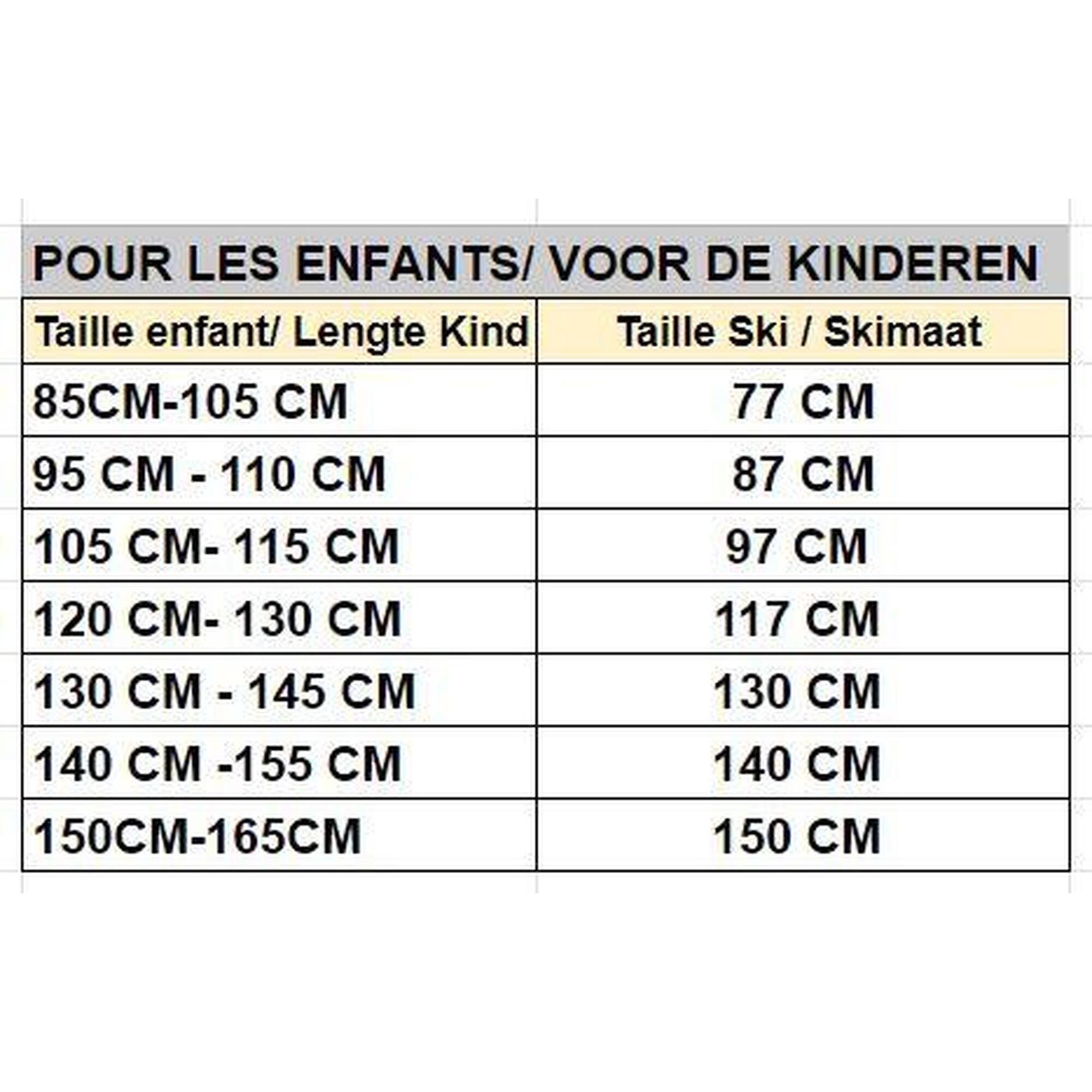 Location - SKI PISTE ENFANT - 3 à 6 ans (avec fixations, sans bâtons)