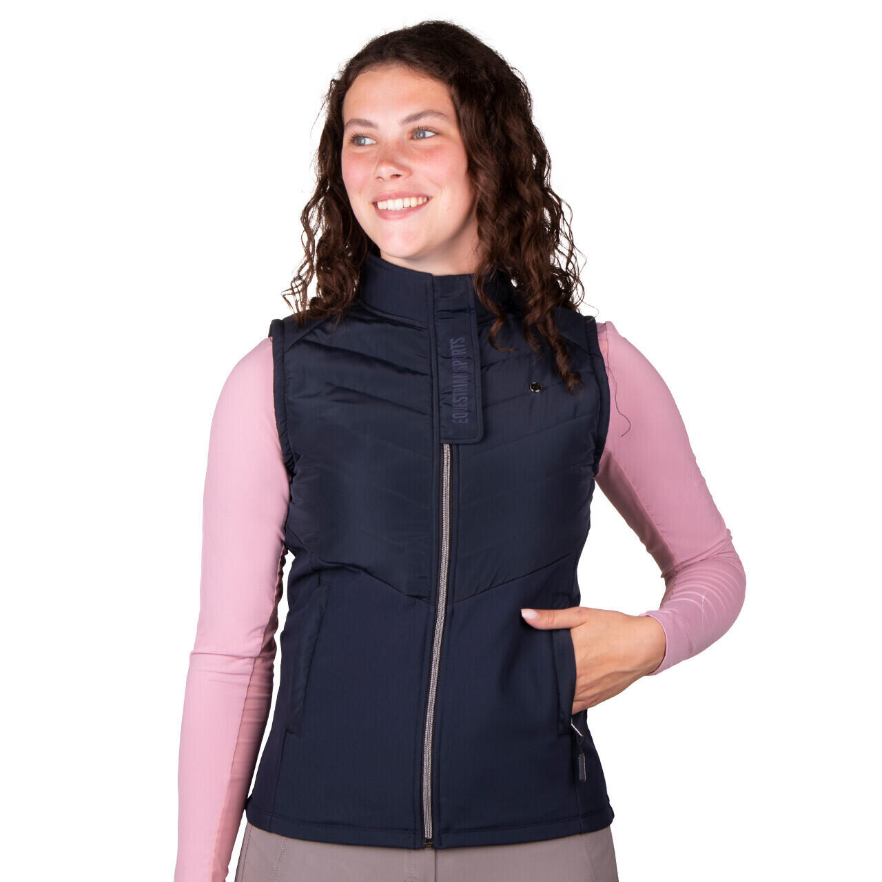 Ladies' sleeveless riding jacket QHP Meave