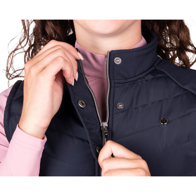 Veste sans manches équitation femme QHP Meave