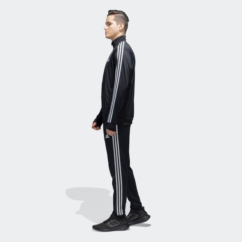 Adidas M 3S TR TT TS Men Sports Track Suit Black -  2