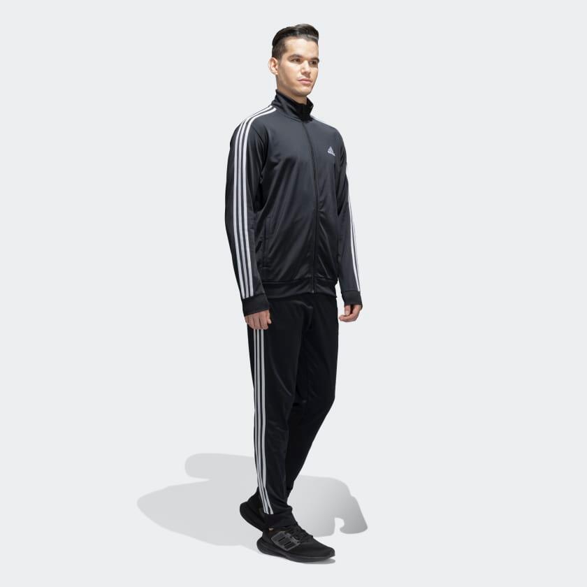 Adidas M 3S TR TT TS Men Sports Track Suit Black
