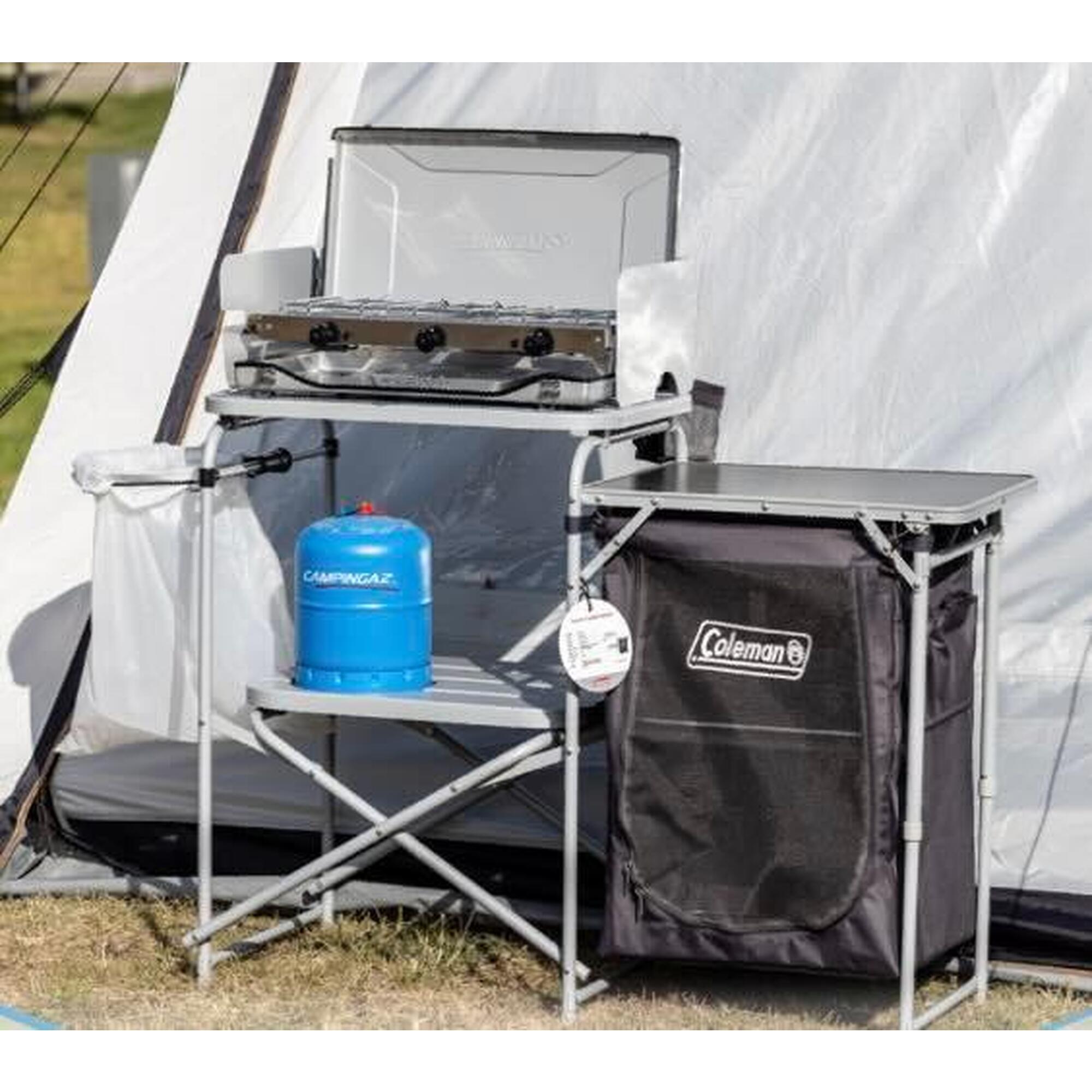 Campingtisch Kochgestell für Coleman Kocher und Grills