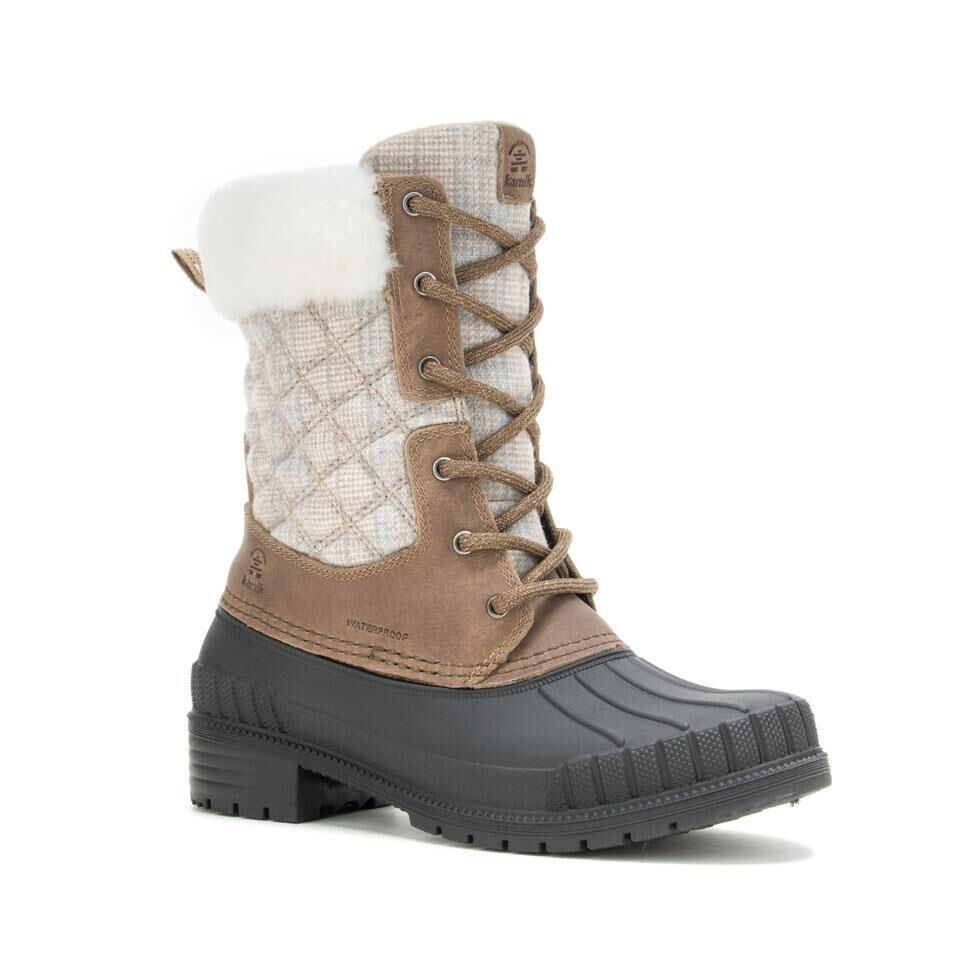 KAMIK Sienna cuf 2 seam-sealed waterproof eco-friendly leather winter boots